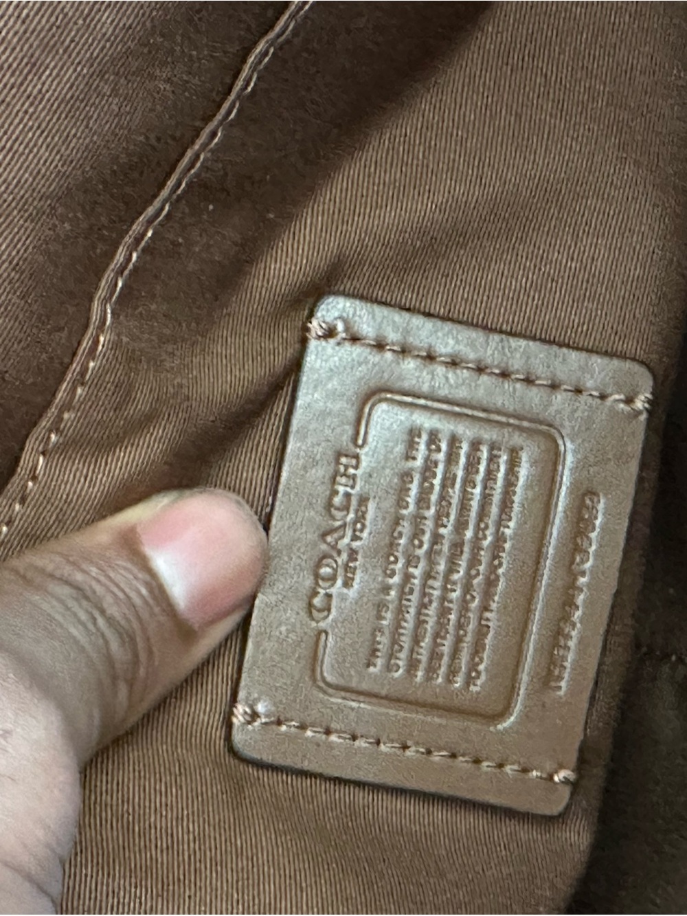 Coach Tan/Brown Signature Canvas Laptop Briefcase - Picture 5 of 7